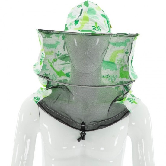 Children's beekeeping hat – dinosaurs
