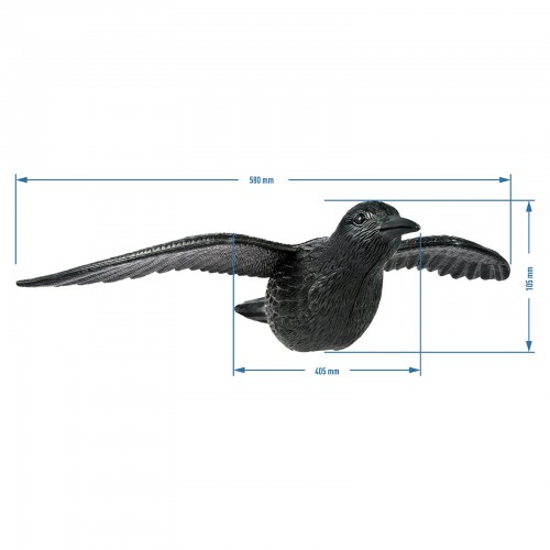Raven-in-flight, bird repeller