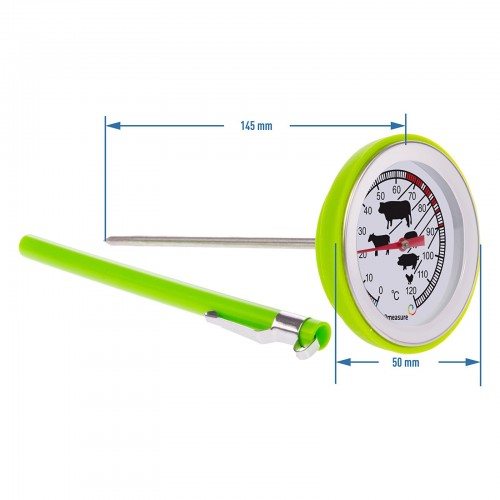 Thermometer for meat roasting 0-120°C