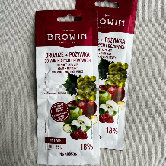 Pärm + toitained valgete ja roosade veinide jaoks Enovini® BAYA VITA, 17 g