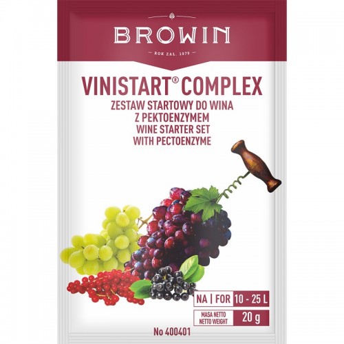 Vinistart Complex - vīna fermentācijas ieraugs, 20 g