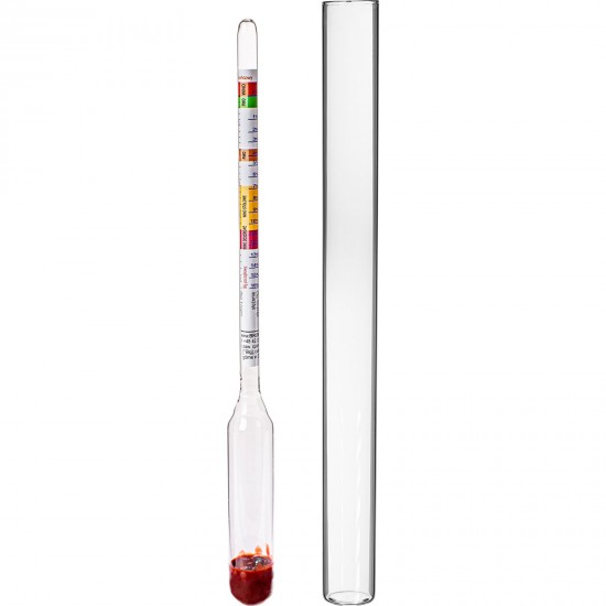 Multimeter - hydrometer with sugar and potential alcohol scale