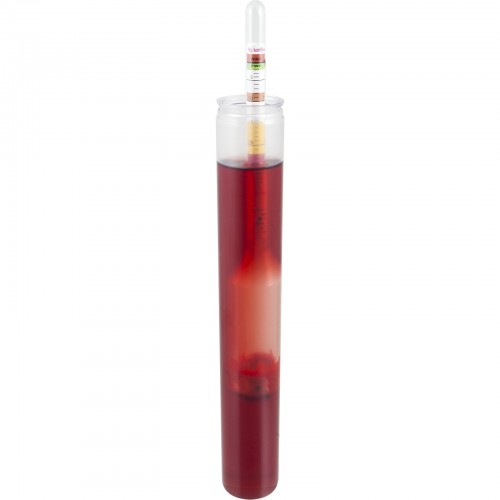 Saccharometer - hydrometer with sugar content scale