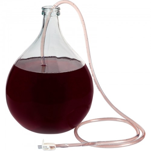 Wine siphon hose / tubing with clamp