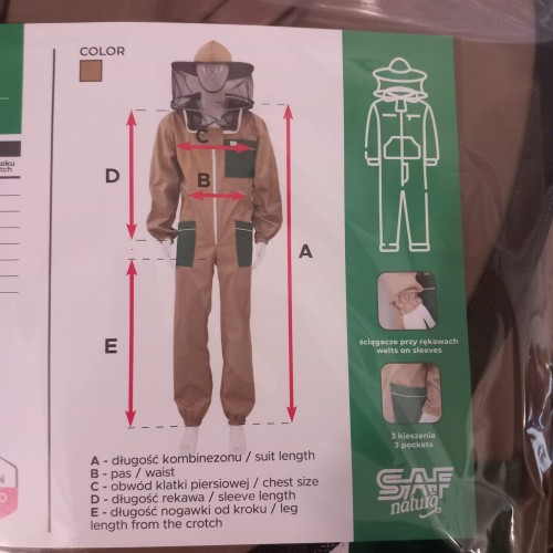 Biškopja aizsargtērps SAF (SN_6059XL)