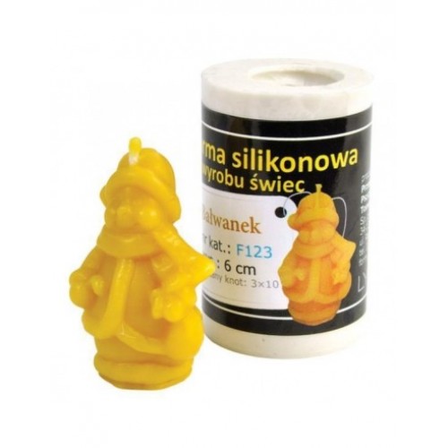 Silicone mold - Snowman 6 cm