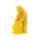 Silicone mold -Bear with honey 11.5 cm