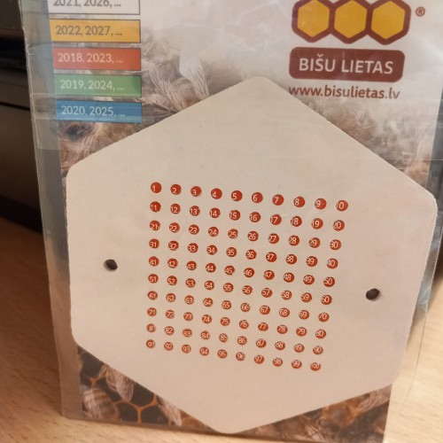 Наклейки для маркировки пчелиных маток