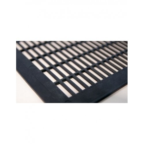 Dadant/Langstroth partition grid, plastic, black, horizontal, thick ( 418 x 490 mm )