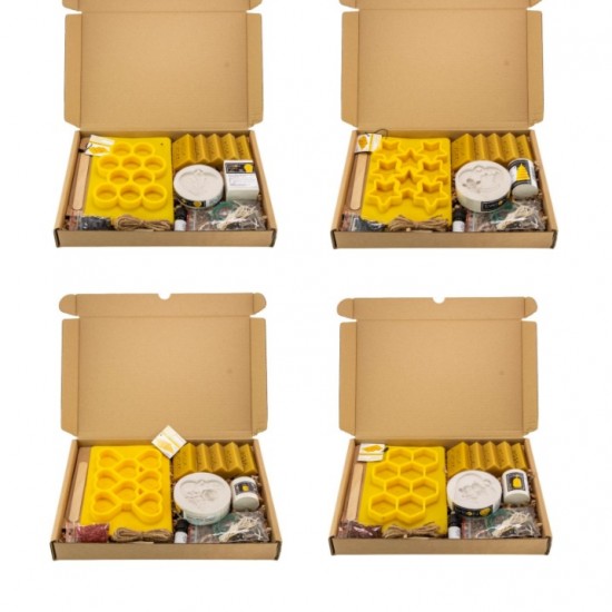 JAUNUMS - Radošs komplekts svecīšu izgatavošanai – Ziemassvētki (Drīzumā!)