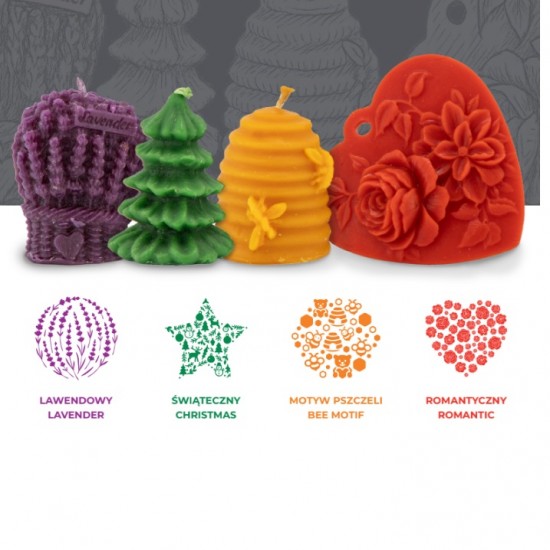 JAUNUMS - Radošs komplekts svecīšu izgatavošanai – Ziemassvētki (Drīzumā!)