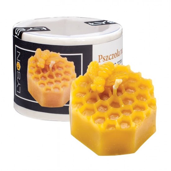 Silicone form - Bee on honeycomb