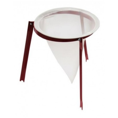 Conical sieve with stand, opening diameter 29.5 cm