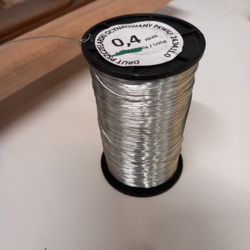 Galvanized wire for frames 0.4mm 500g
