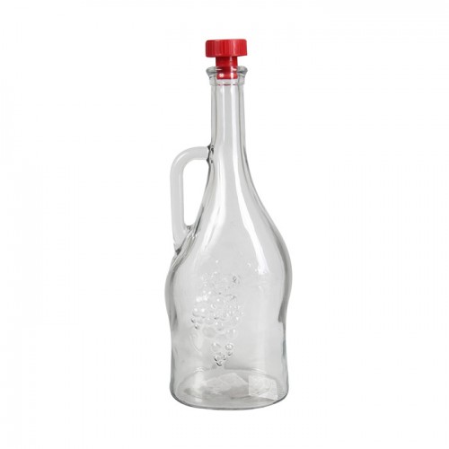 Pudele stikla "Ambrosia" ar aizbāzni un rokturi1.5L