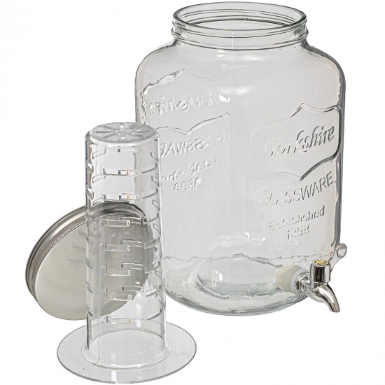 7,6l glass jar with tap ""Citronade"