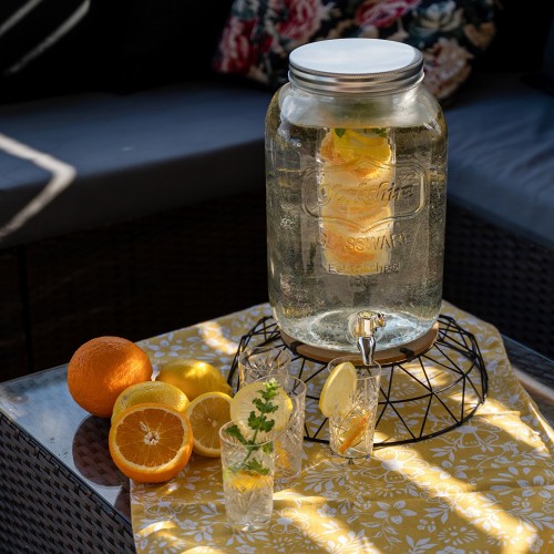 7,6l glass jar with tap ""Citronade"