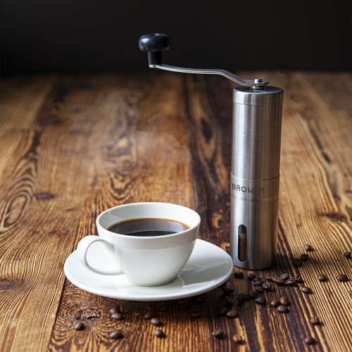 Käsitsi kohviveski – reguleeritav, terasest
