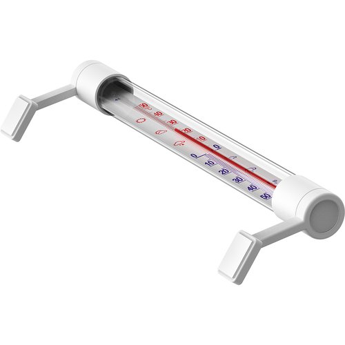 Термометр уличный трубчатый 210 мм х Ø19 мм, приклеиваемый/привинчиваемый, белый