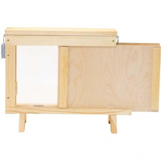 DADANT demonstrācijas stends ar skavu, koka (Izgatavo pēc pasūtījuma!)