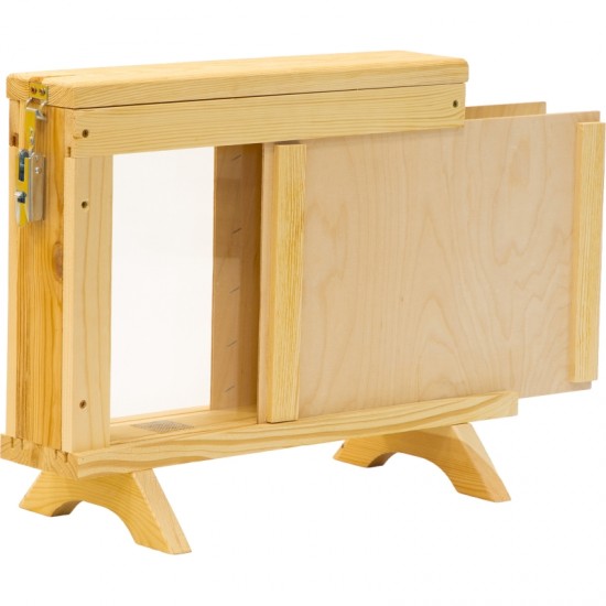DADANT demonstrācijas stends ar skavu, koka (Izgatavo pēc pasūtījuma!)