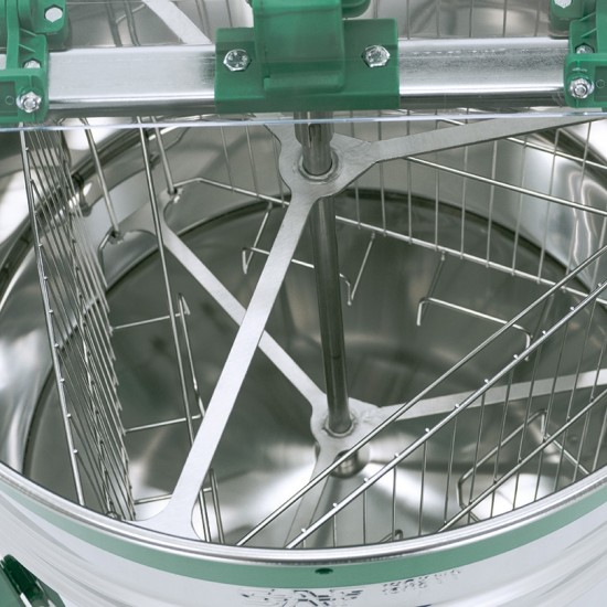 Diagonal honey extractor, 3 frames, Ø525mm, frame: D, WP, manual – REGATA