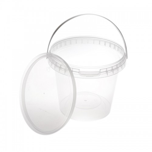 Plastmasas spainis ar vāku uzglabāšanai  570ml