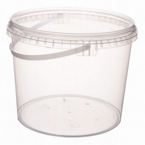 Spainis 3 L caurspīdīgs ar vāku, PP (pērkot 20 gb)