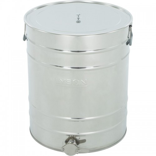 IZGATAVO PĒC PASŪTĪJUMA: Nerūsējošais tērauda nosēdtrauks 100 l / ~140 kg, 6/4” nerūsējošā tērauda vārstu, rokturiem - CLASSIC