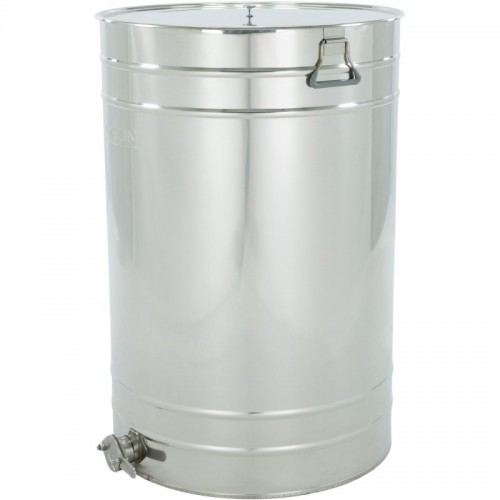 IZGATAVO PĒC PASŪTĪJUMA: Nerūsējošais tērauda nosēdtrauks 300 l / ~420 kg, 6/4” nerūsējošā tērauda vārstu, rokturiem - CLASSIC