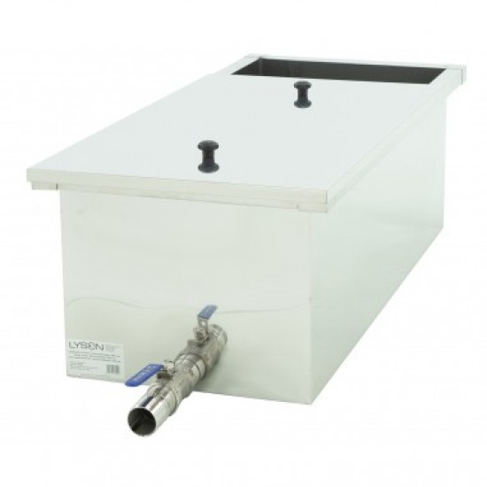 Stainless steel honey sump 1000 mm, without heating