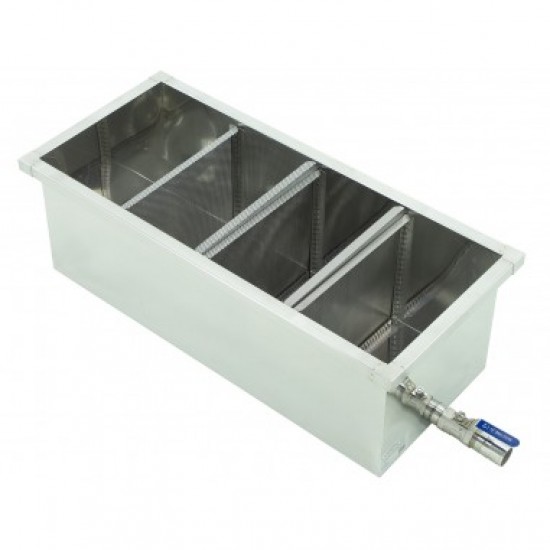 Stainless steel honey sump 1000 mm, without heating