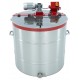 STAINLESS STEEL SYRUP MIXER WITH HEATING JACKET, CAPACITY 500 KG, (HEATING 230V, DRIVE 400V)