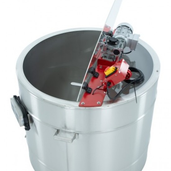 STAINLESS STEEL SYRUP MIXER WITH HEATING JACKET, CAPACITY 1000 KG, (HEATING 230V, DRIVE 400V)