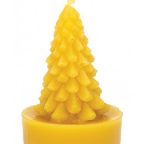 Silicone mould - Fir tealight