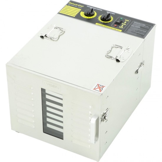 Siitepölykuivain 10 laatikolla Siitepölykuivain 10 laatikolla